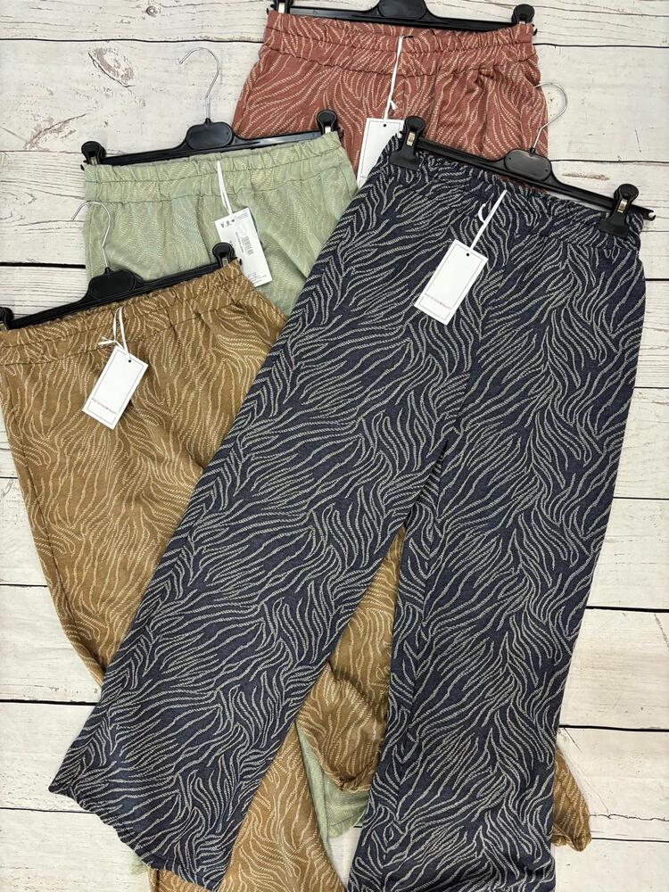 PANTALONE A PALAZZO DA DONNA IN MAGLINA 28976 FIORENZA AMADORI Fiorenza Amadori